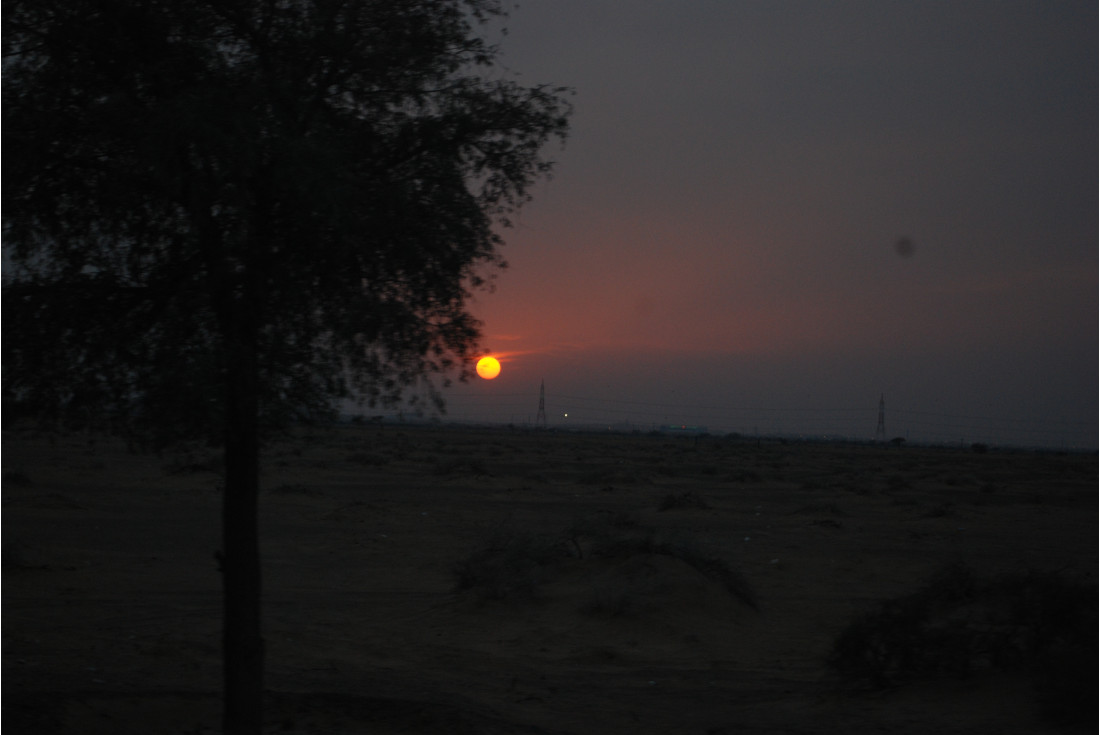 Sunset in Al Buraymi 