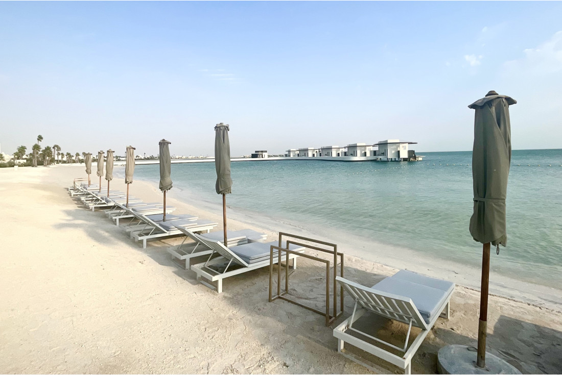 One of many sandy beaches in Hawar