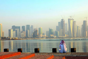The Doha skyline 